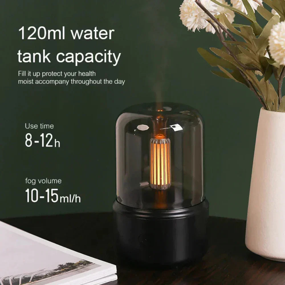 LZINA™ | Aromin – Portable Mini Aroma Diffuser with Night Light