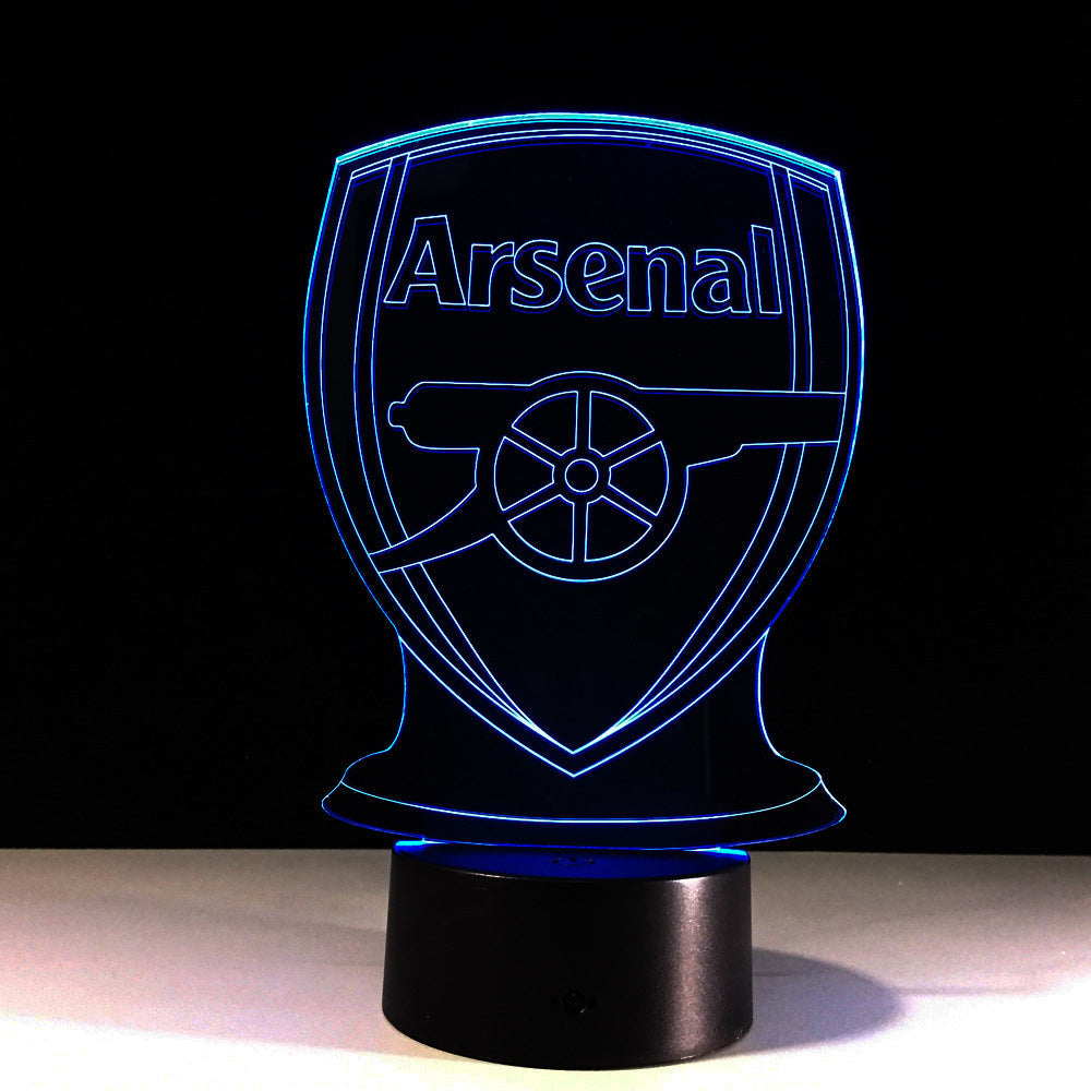 BowLift Arsenal Football Club 3D Optical Illusion Lamp – Eye-Catching Night Light