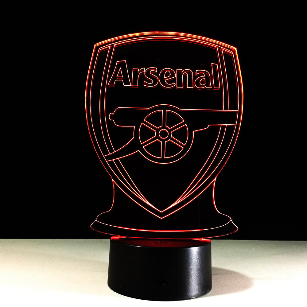 BowLift Arsenal Football Club 3D Optical Illusion Lamp – Eye-Catching Night Light