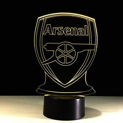 BowLift Arsenal Football Club 3D Optical Illusion Lamp – Eye-Catching Night Light