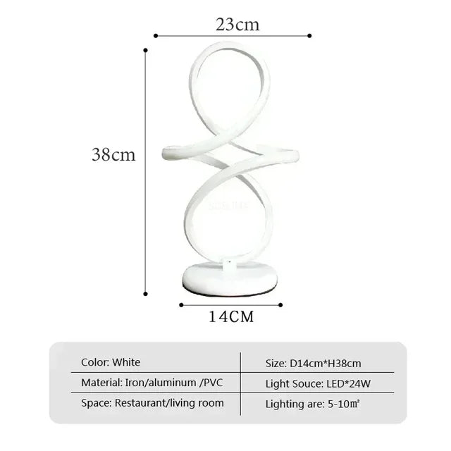 BowLift Luxe Lines Table Lamp – Sleek, Modern Lighting for Your Space