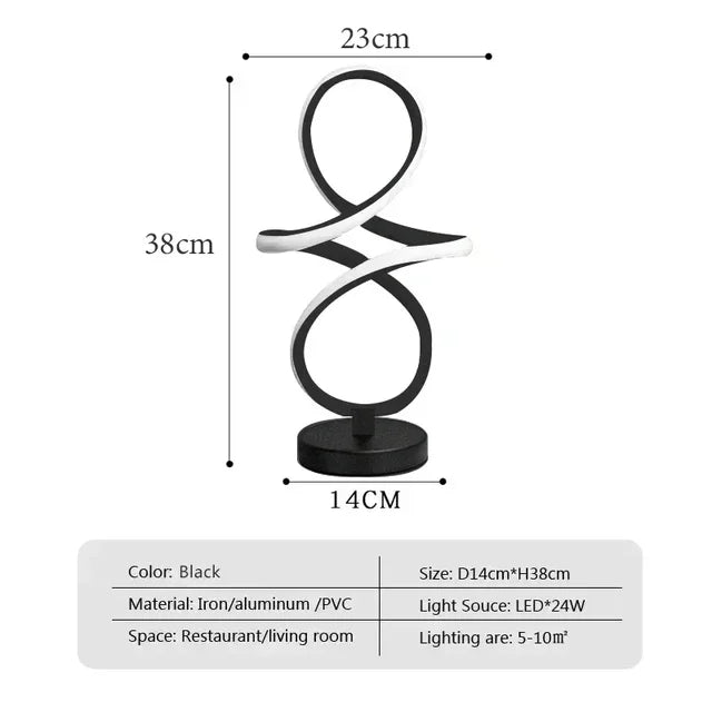 BowLift Luxe Lines Table Lamp – Sleek, Modern Lighting for Your Space