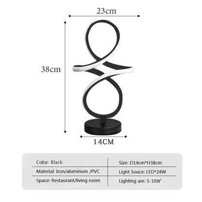 BowLift Luxe Lines Table Lamp – Sleek, Modern Lighting for Your Space