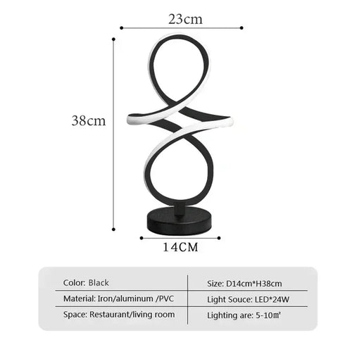 BowLift Luxe Lines Table Lamp – Sleek, Modern Lighting for Your Space