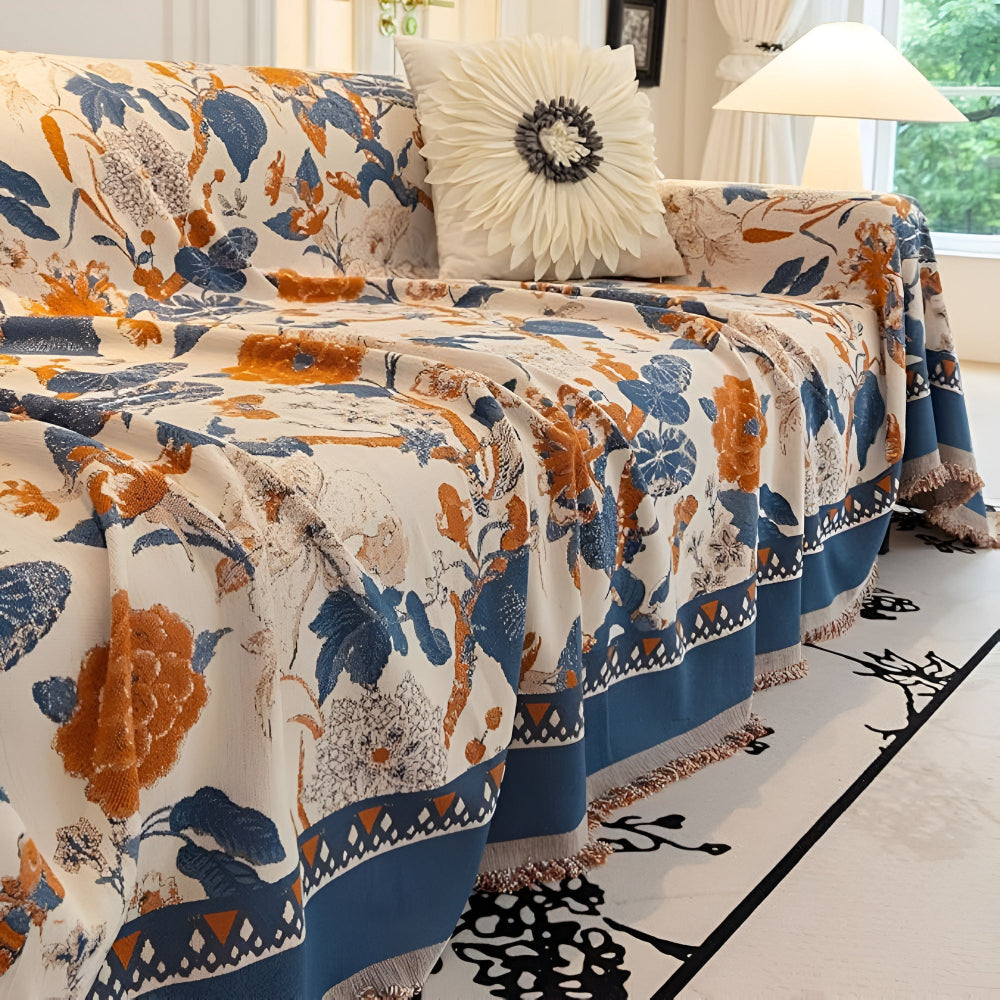 BowLift | Autumn Vines Jacquard Sofa Cover
