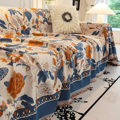 BowLift | Autumn Vines Jacquard Sofa Cover