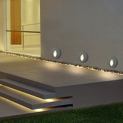 BowLift Modern Art Deco LED Wall Light - Waterproof Aluminum, Round-Square Design for Hallways