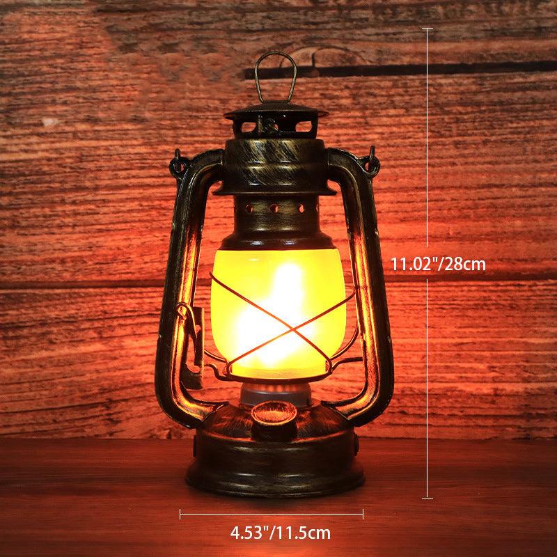 BowLift Traditional Vintage Round Horse Lamp – Iron & Acrylic LED Table Lamp for the Living Room