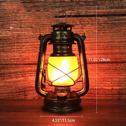 BowLift Traditional Vintage Round Horse Lamp – Iron & Acrylic LED Table Lamp for the Living Room