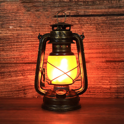 BowLift Traditional Vintage Round Horse Lamp – Iron & Acrylic LED Table Lamp for the Living Room