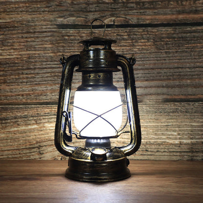 BowLift Traditional Vintage Round Horse Lamp – Iron & Acrylic LED Table Lamp for the Living Room