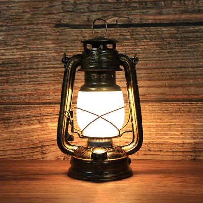 BowLift Traditional Vintage Round Horse Lamp – Iron & Acrylic LED Table Lamp for the Living Room