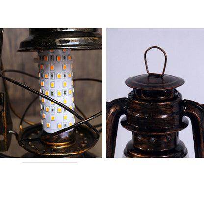 BowLift Traditional Vintage Round Horse Lamp – Iron & Acrylic LED Table Lamp for the Living Room
