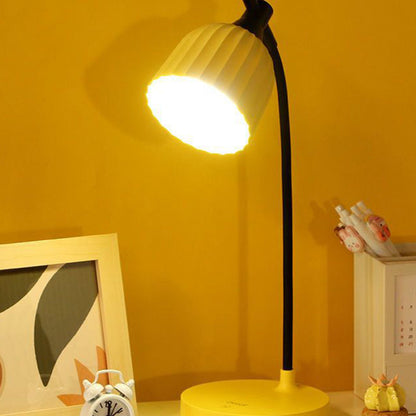 BowLift Modern Minimalist Round Folded ABS LED Table Lamp for Living Room — Sleek, Energy-Efficient Lighting