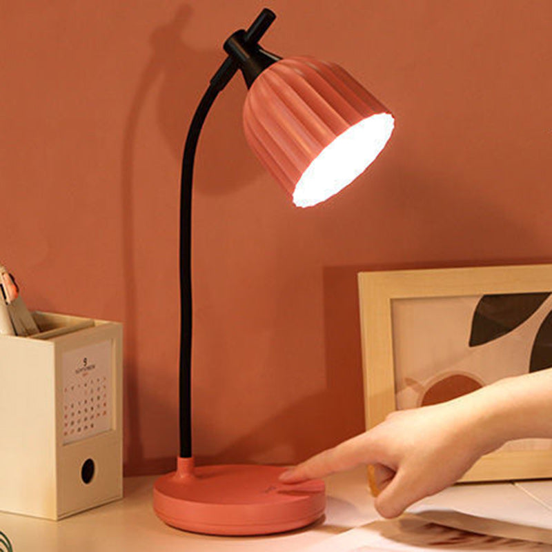BowLift Modern Minimalist Round Folded ABS LED Table Lamp for Living Room — Sleek, Energy-Efficient Lighting