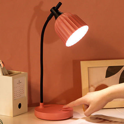 BowLift Modern Minimalist Round Folded ABS LED Table Lamp for Living Room — Sleek, Energy-Efficient Lighting