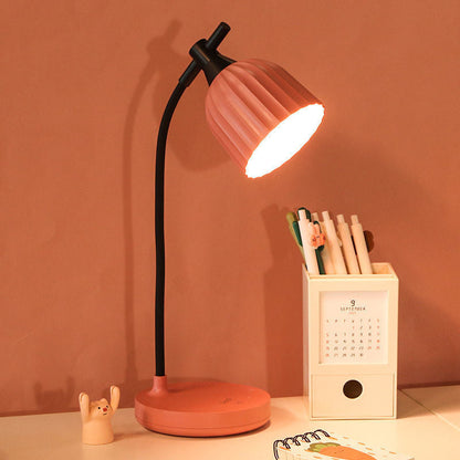 BowLift Modern Minimalist Round Folded ABS LED Table Lamp for Living Room — Sleek, Energy-Efficient Lighting