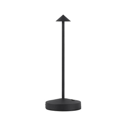 BowLift Modern Minimalist LED Table Lamp — Triangular, Cone & Round Forms in Acrylic Cylinder and Iron for Living Room