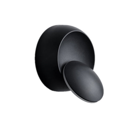 BowLift Contemporary Nordic Iron Round Eclipse Rotatable LED Wall Light — Ideal Bedside Nightstand Sconce