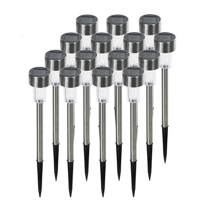 LZINA™ | Modern simplicity solar waterproof stainless steel cylinder LED landscape lighting outdoor light for the garden