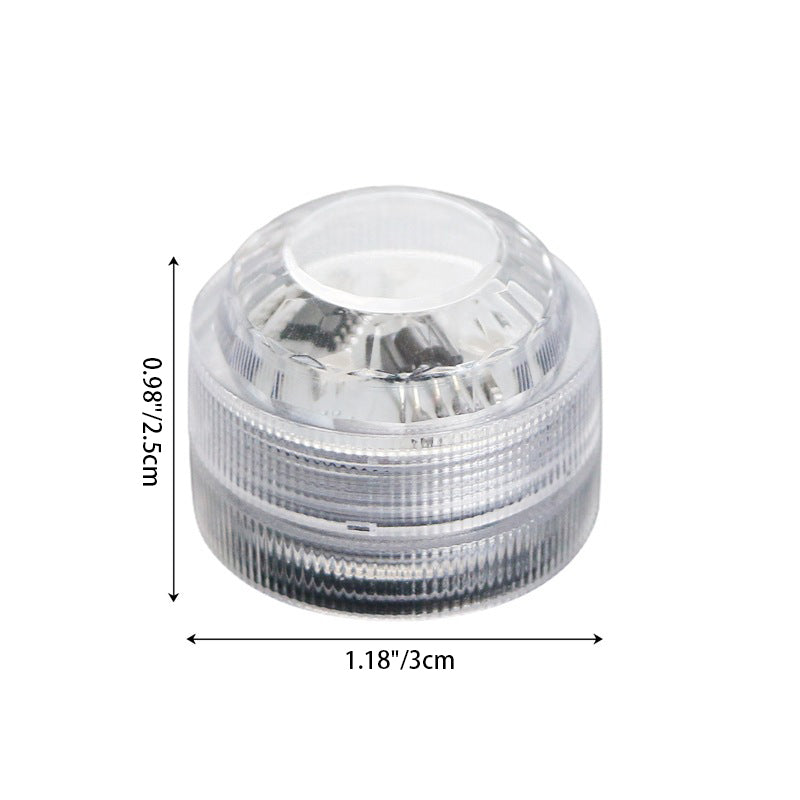 LZINA™ | Modern Simplicity waterproof Battery PS round underwater LED landscape lighting outdoor light for outdoor patio