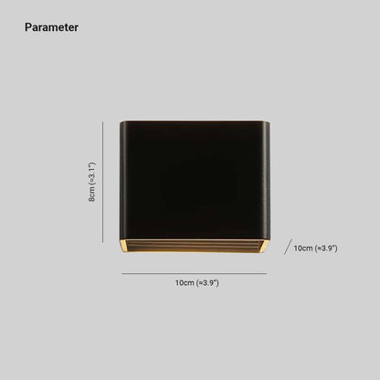 BowLift Modern Square Wall Light - Sleek, Minimalist Wall Fixture