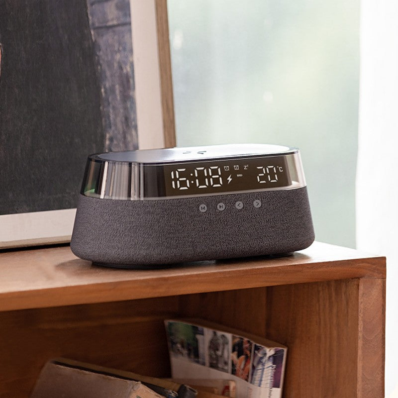 LZINA™ | Night Light Wireless Charging Alarm Clock Retro Bluetooth Speaker