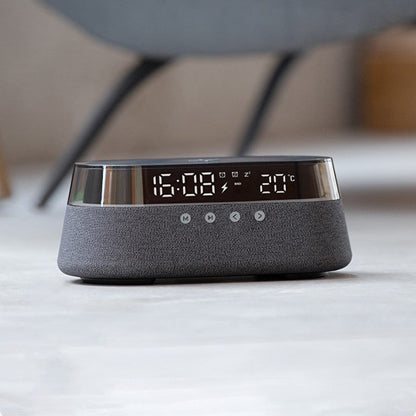 LZINA™ | Night Light Wireless Charging Alarm Clock Retro Bluetooth Speaker