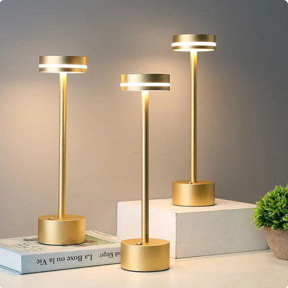 BowLift Rechargeable Wireless Touch Table Lamp – Sleek Cordless Lighting with Tap Control