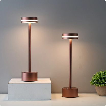 BowLift Rechargeable Wireless Touch Table Lamp – Sleek Cordless Lighting with Tap Control