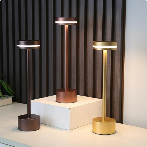 BowLift Rechargeable Wireless Touch Table Lamp – Sleek Cordless Lighting with Tap Control