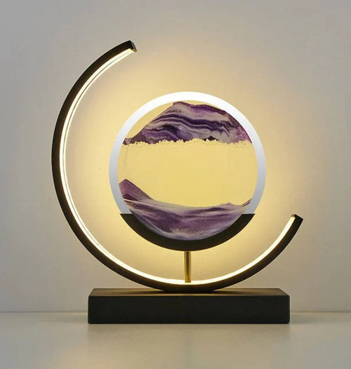 LZINA™ | Balance Sand Art Lamp | Best Lava Lamps-Inspired Space Lamp, Cool LED Night Light for Relaxing Bedroom & Living Room Decor