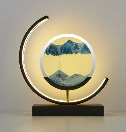 LZINA™ | Balance Sand Art Lamp | Best Lava Lamps-Inspired Space Lamp, Cool LED Night Light for Relaxing Bedroom & Living Room Decor