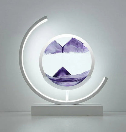 LZINA™ | Balance Sand Art Lamp | Best Lava Lamps-Inspired Space Lamp, Cool LED Night Light for Relaxing Bedroom & Living Room Decor