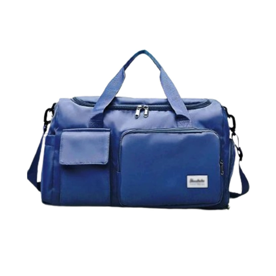 LZINA™ | Multi-Pocket Travel Bag, Sports and Gym Duffle with Separate Shoe Compartment