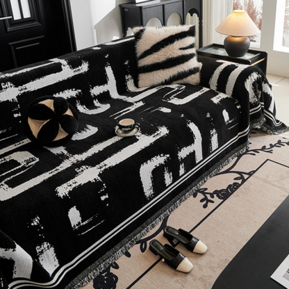 BowLift | Brushstroke Art Sofa Cover