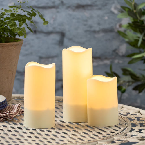 LZINA™ | Set of 3 Solar Candles