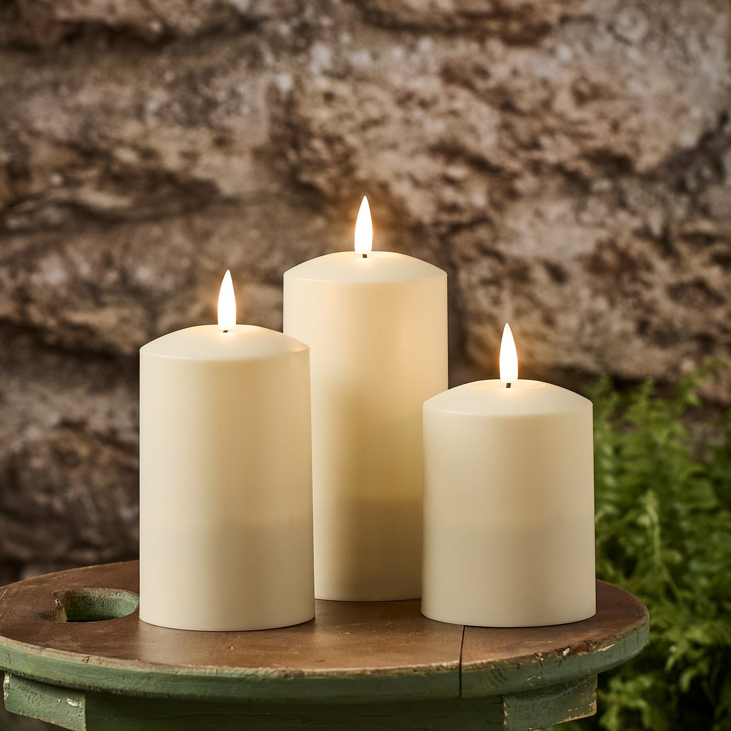 LZINA™ | 3 Piece Set TruGlow Solar Candles