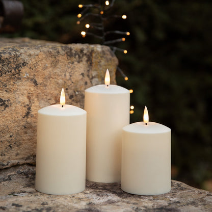 LZINA™ | 3 Piece Set TruGlow Solar Candles