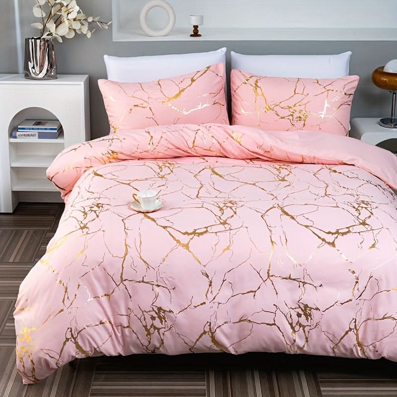 BowLift | Marble Design Duvet Cover Set for Modern Bedroom