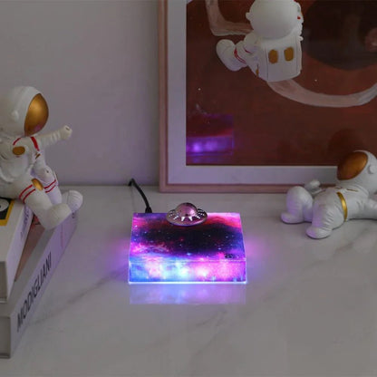 LZINA™ | Floating Spaceship LED Night Light with Magnetic Levitation Technology
