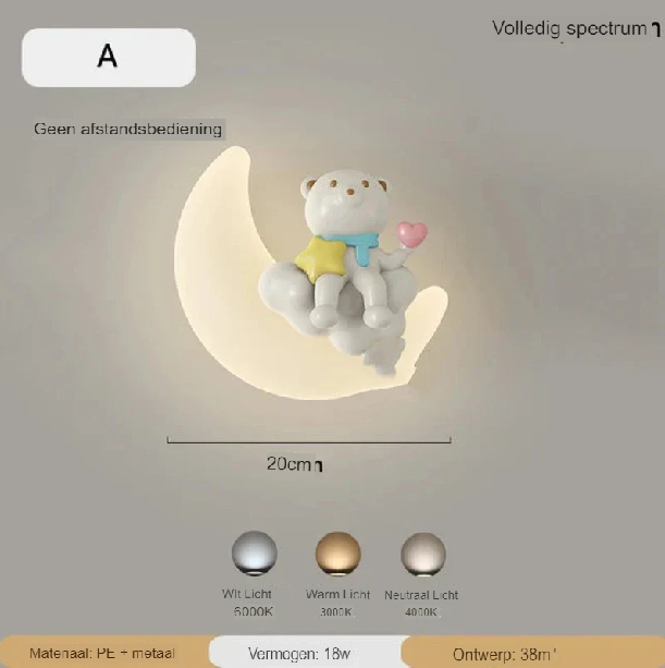 BowLift Moon Wall Lamp — Soft, Ambient Lighting with Premium Quality | Noram