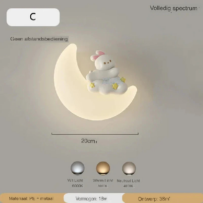BowLift Moon Wall Lamp — Soft, Ambient Lighting with Premium Quality | Noram