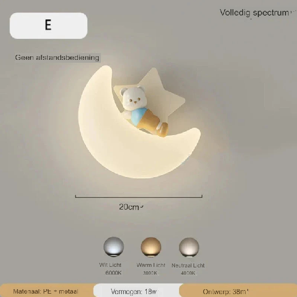 BowLift Moon Wall Lamp — Soft, Ambient Lighting with Premium Quality | Noram