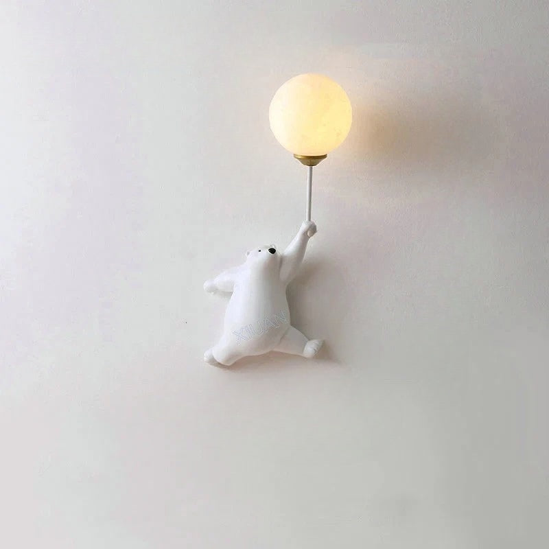LZINA™ | FairyGlow – Cartoon Wall Light for Kids | Magical Night Light with 3D Moon Design