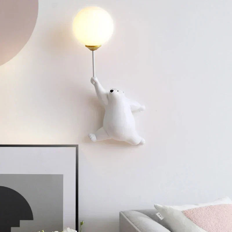 LZINA™ | FairyGlow – Cartoon Wall Light for Kids | Magical Night Light with 3D Moon Design