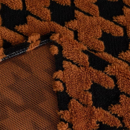 BowLift | Cavalli Houndstooth Plush Sofa Cover