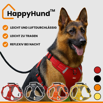 HappyHund Safety Harness Reflective | Bowlift