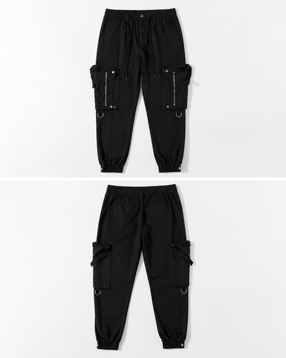 Women’s Tactical Cargo Joggers Drawstring Outdoor Trousers