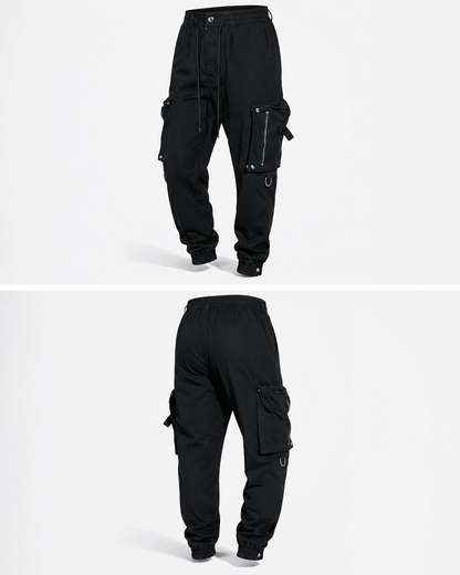 Women’s Tactical Cargo Joggers Drawstring Outdoor Trousers